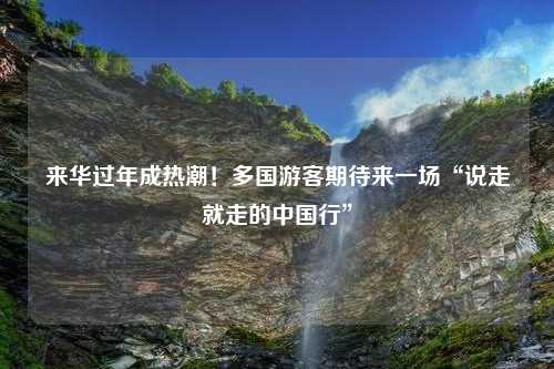 来华过年成热潮！多国游客期待来一场“说走就走的中国行”